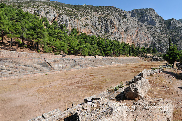 The Pythian games later added athletic events to compete with the Olympic games.
