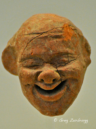 Mask in the Archaeological Museum of Olympia