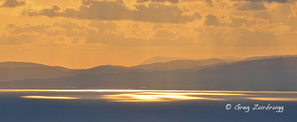 Ionic Sea sunset
