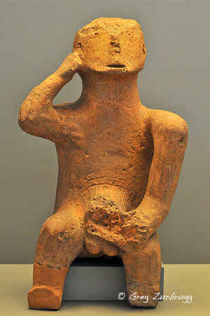 "The Thinker" in the Athens National Archeological Museum