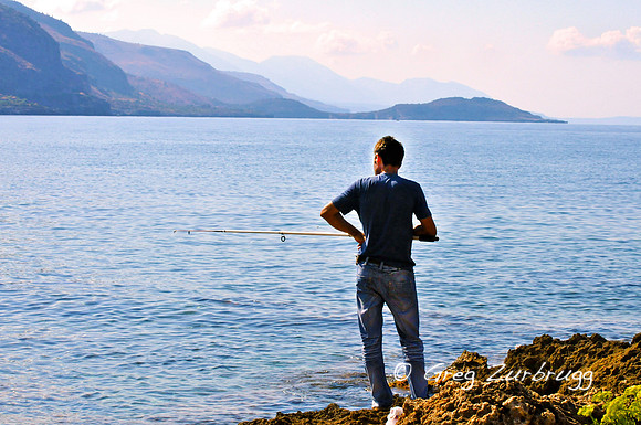 Agios Nikolaos fisherman