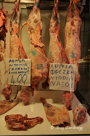 Athens meat market